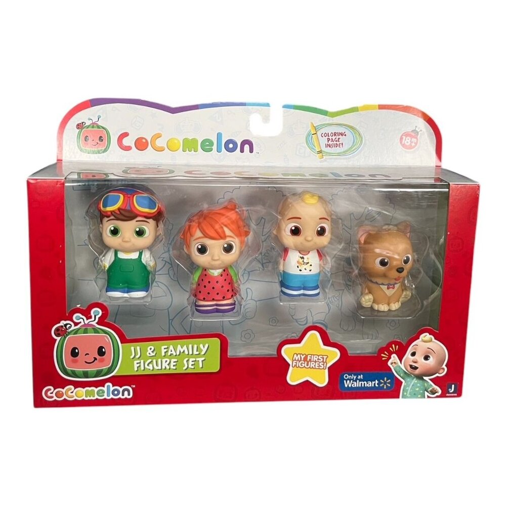 CoComelon JJ & Family Figure Set – My First Figures – Walmart Exclusive – New in